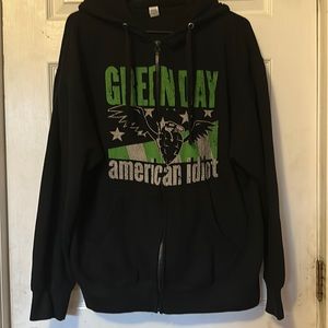 Green Day Zip Up Jacket